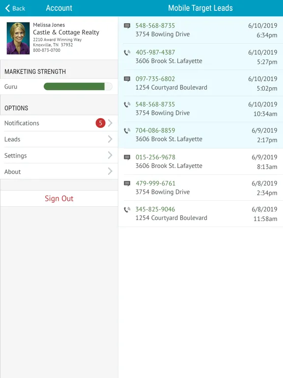 Paradym Mobile Agent iPad  Screenshots