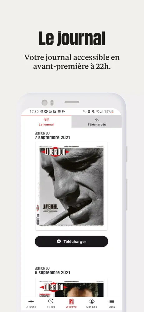 Libération Screenshots