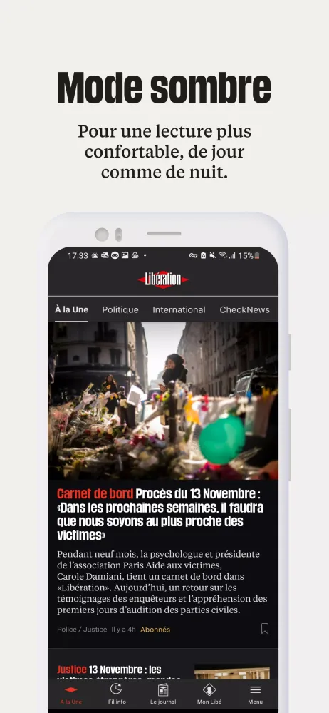 Libération Screenshots