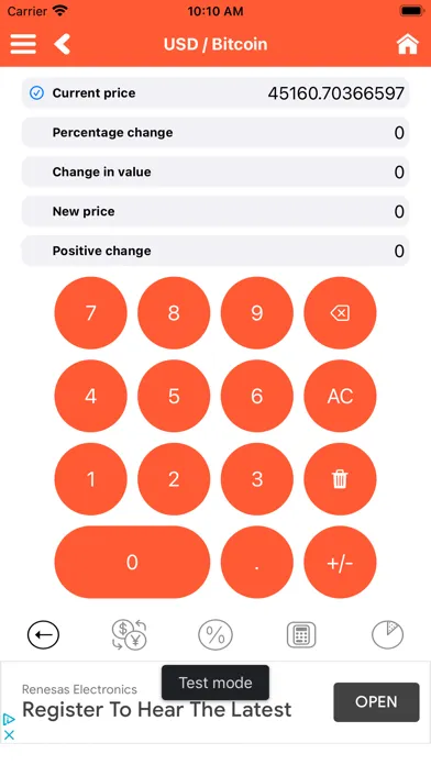 Capturas de pantalla de Bitcoin Pulse Ticker