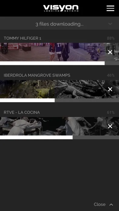 Tangkapan skrin Visyon 360