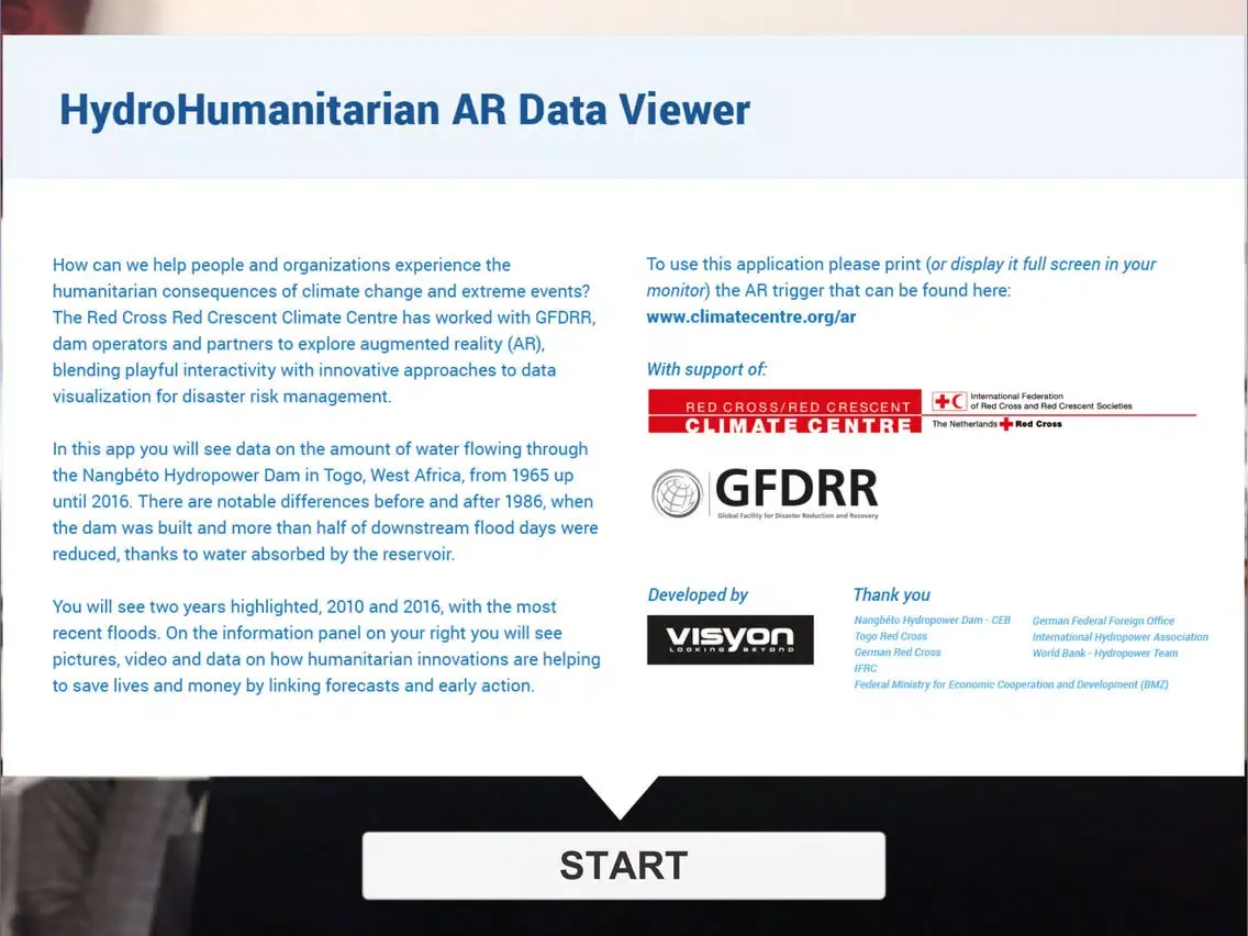 Hydrologic Humanitarian ARView iPad 应用截图