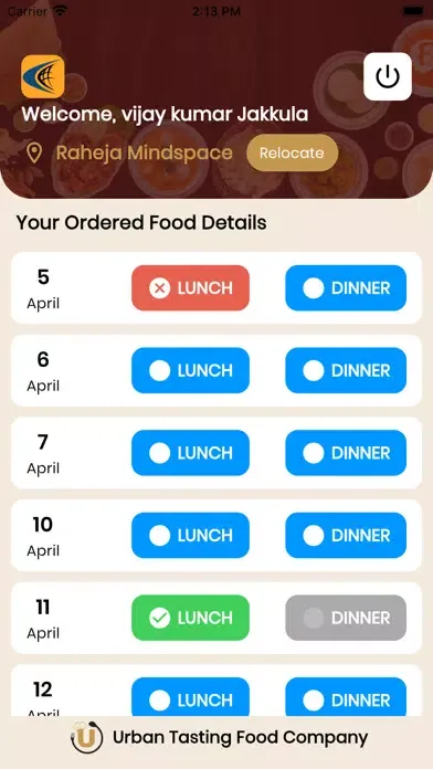 Urban Tasting Food Company Screenshots