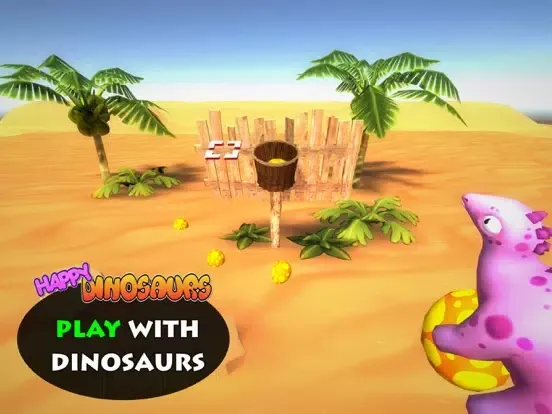 Capturas de tela do Happy Dinosaurs for Kids iPad 