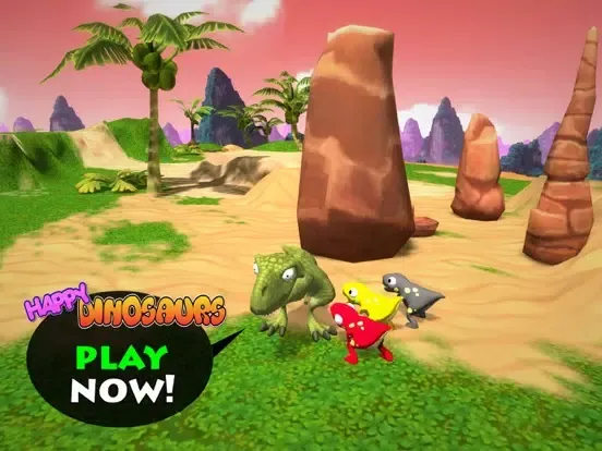 Capturas de tela do Happy Dinosaurs for Kids iPad 