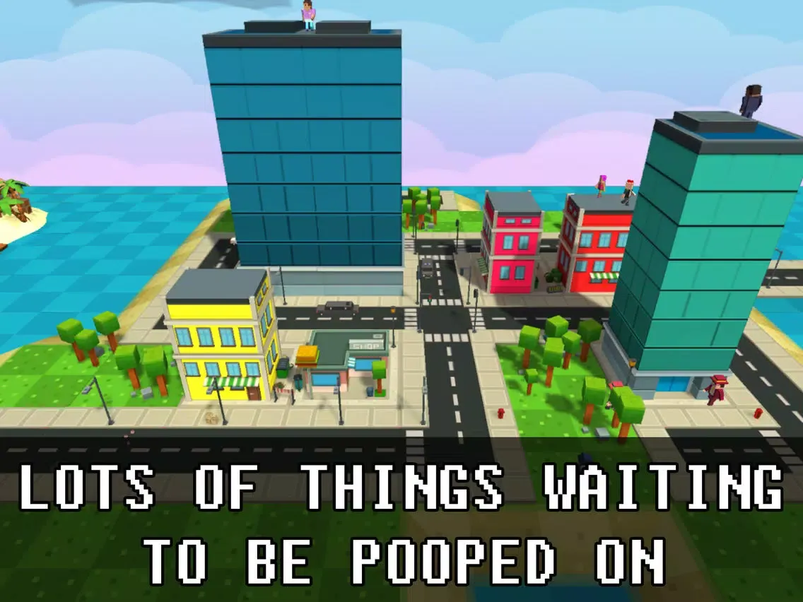 Capturas de pantalla de Poopy Bird AR: Poop and Run iPad 