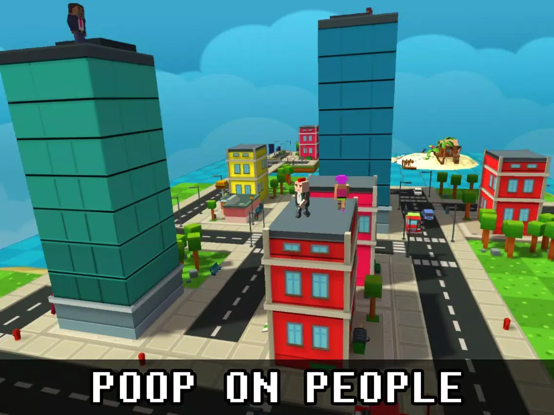 Capturas de pantalla de Poopy Bird AR: Poop and Run iPad 
