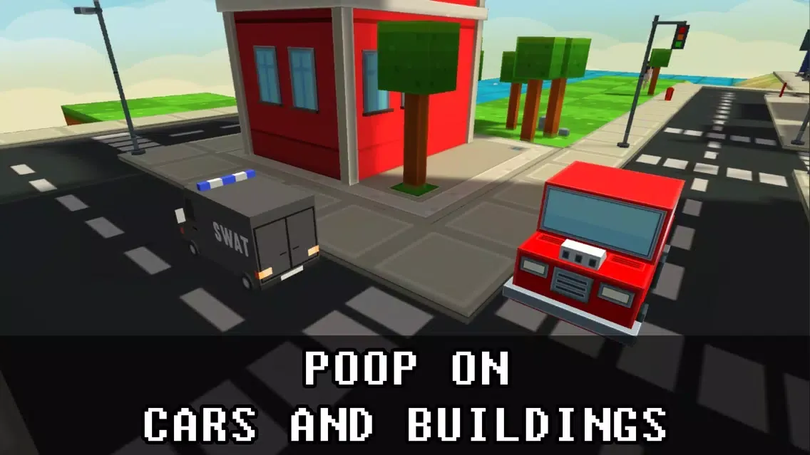 Capturas de pantalla de Poopy Bird AR: Poop and Run