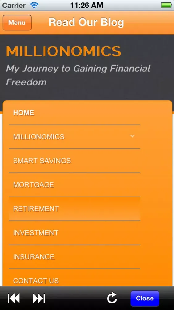 Tangkapan layar Millionaire Calculator