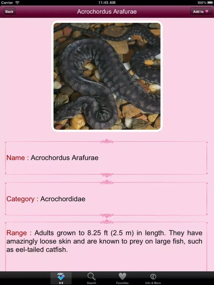 Atlas: Reptiles of World iPad  Screenshots