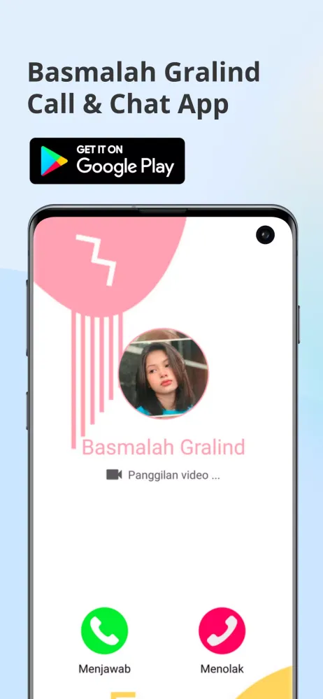 Basmalah Gralind Video Call Screenshots