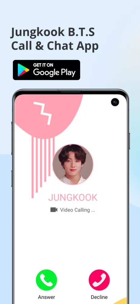 Jungkook Video Call and Chat应用截图