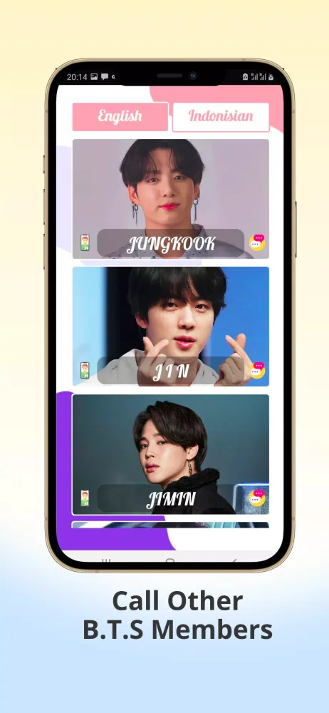 Jungkook Video Call and Chat应用截图