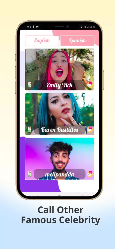 Capturas de tela do Emilly Vick Video Call - Chat