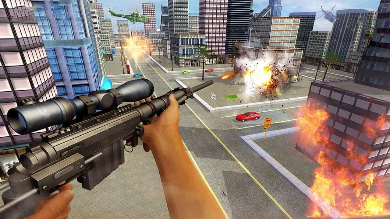 Sniper City Shooter 3D 2018-3D Shooting Sniper Screenshots