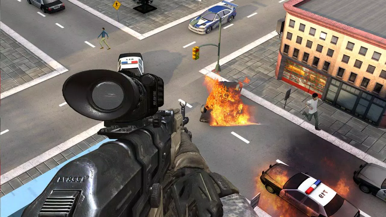 Sniper City Shooter 3D 2018-3D Shooting Sniper Screenshots