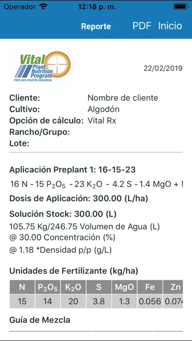 Captures d'écran de Vital Hi-Calc