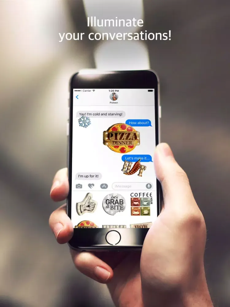 Loft Signs & Marquee Lights - chat with taste! iPad 应用截图