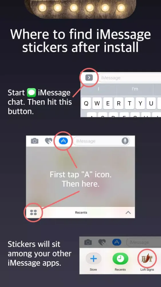 Loft Signs & Marquee Lights - chat with taste!应用截图