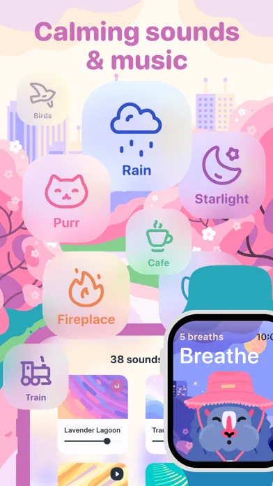 Tangkapan layar Breathe Sleep Focus Mindllama
