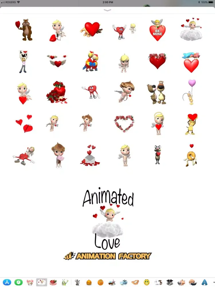 Capturas de pantalla de Animated Love iPad 