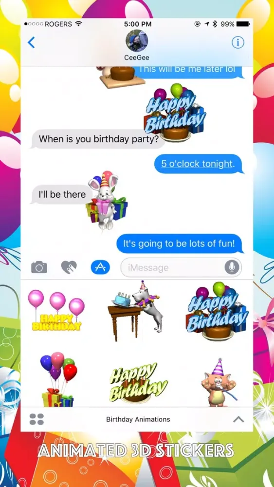Birthday Animations应用截图