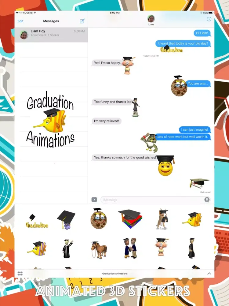 Graduation Animations iPad 應用截圖