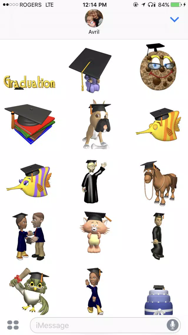 Capturas de pantalla de Graduation Animations