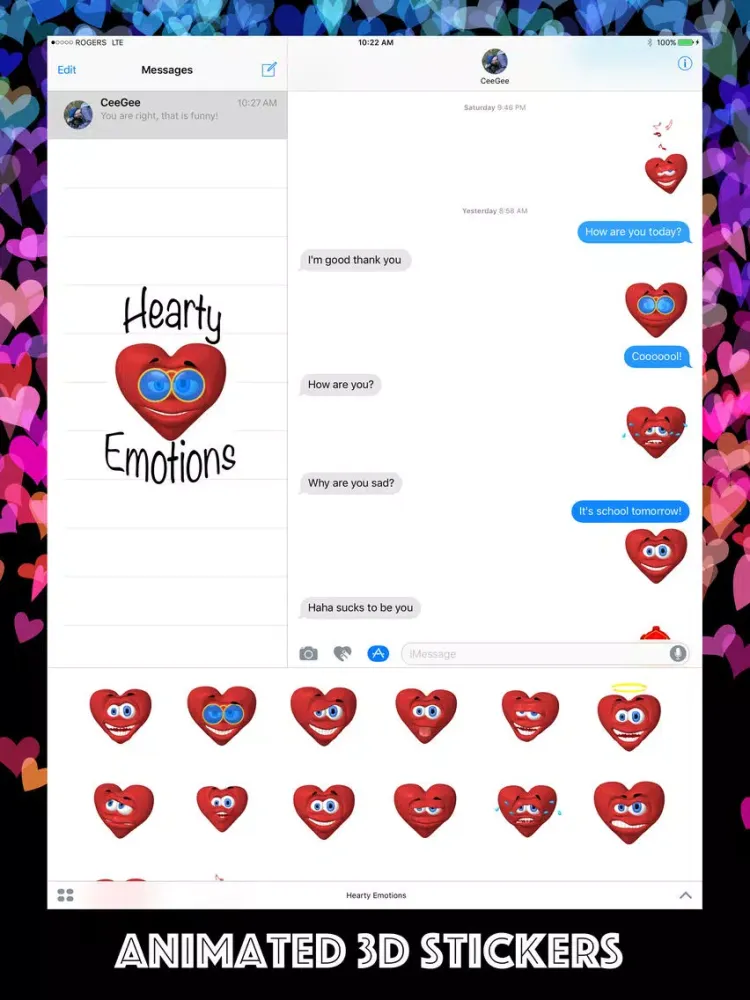 Hearty Emotions iPad  سکرین شاٹس