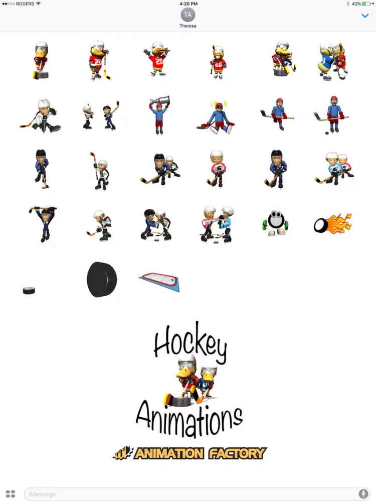 Hockey Animations iPad  スクリーンショット