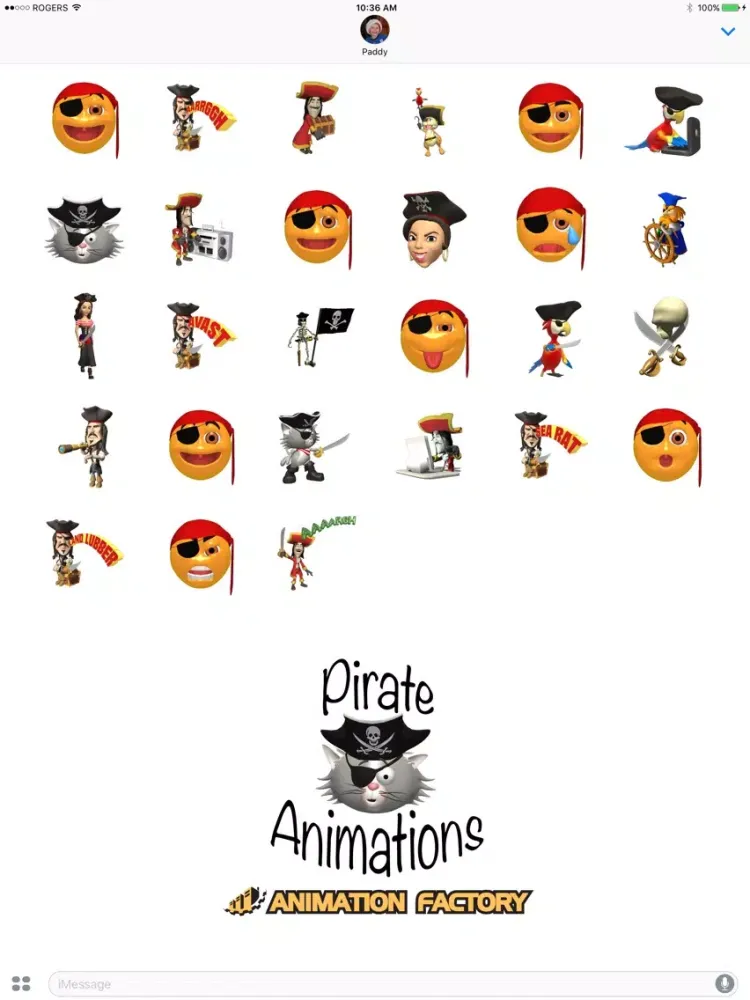 تصاویر Pirate Animations iPad 