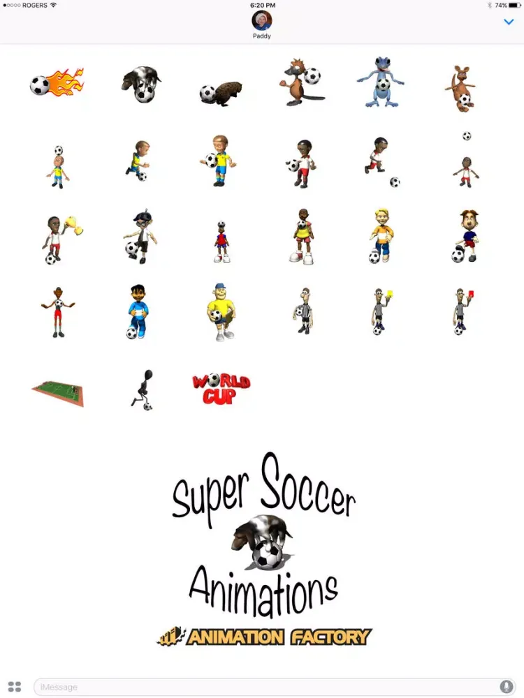 Super Soccer Animations iPad 應用截圖
