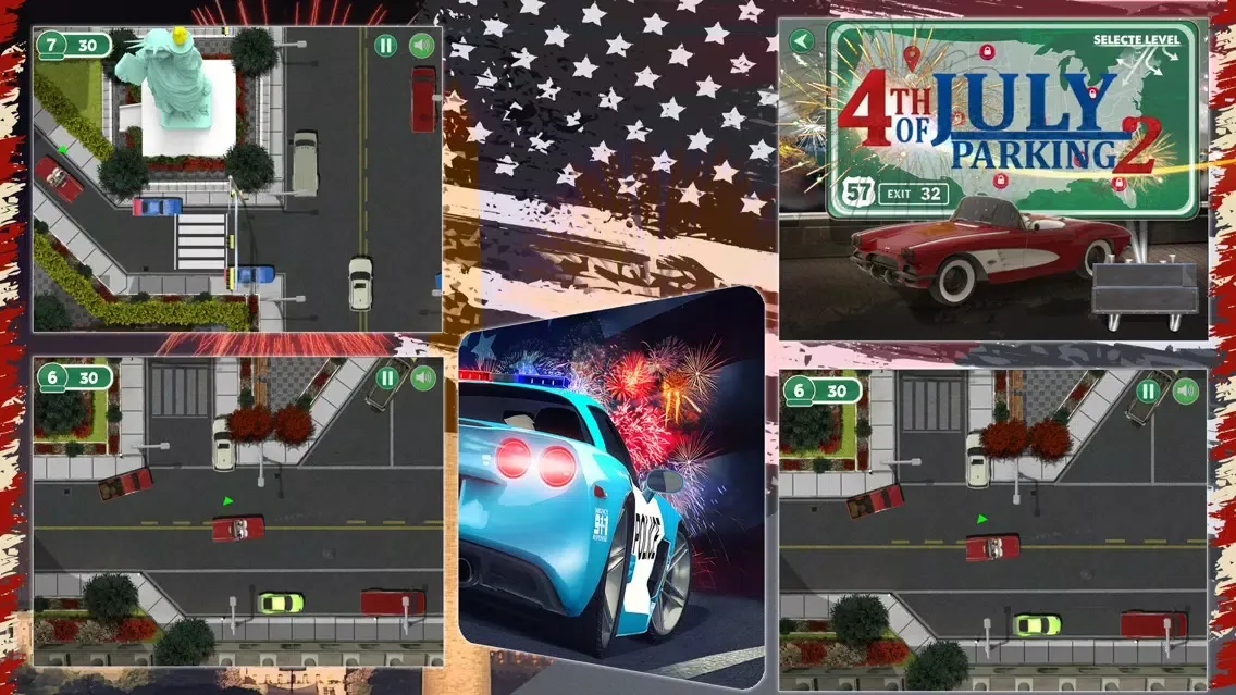 Tangkapan skrin 4th of July Parking 2