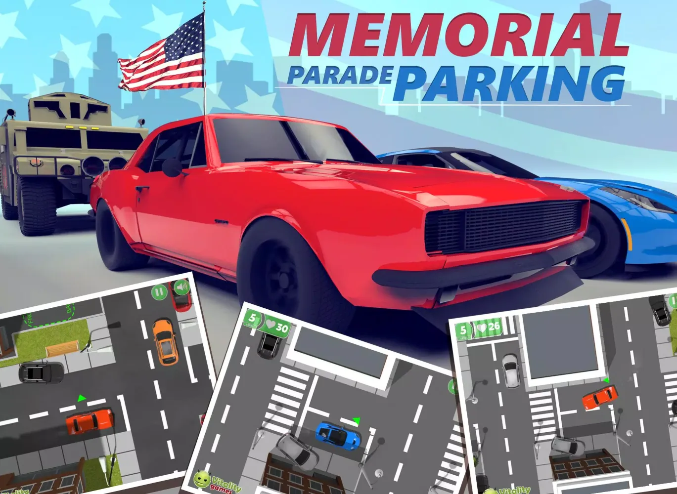 Memorial Parade Parking سکرین شاٹس