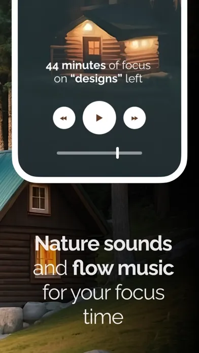 Ảnh chụp màn hình của Virtual Cottage: Focus Timer