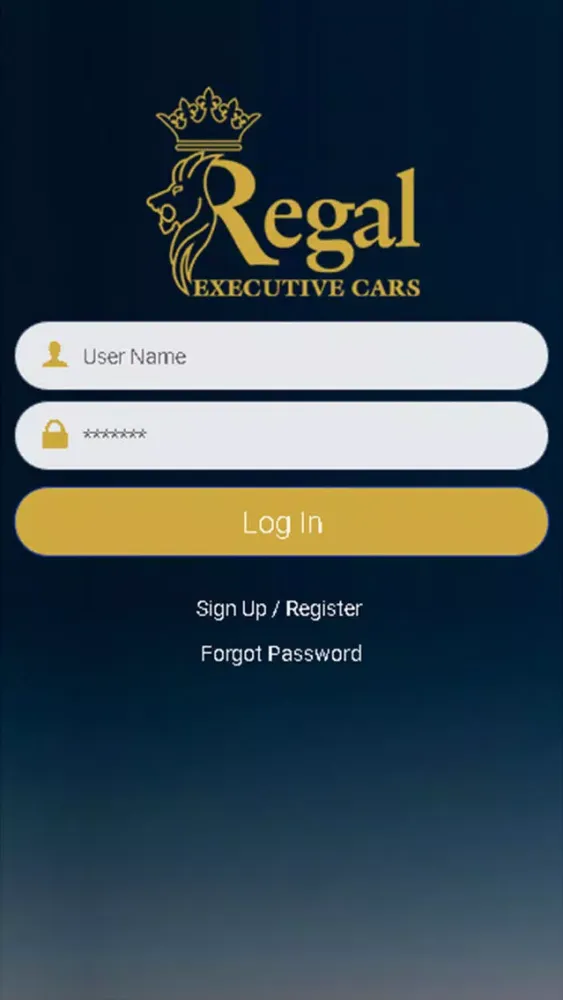 Ảnh chụp màn hình của Regal Executive Cars