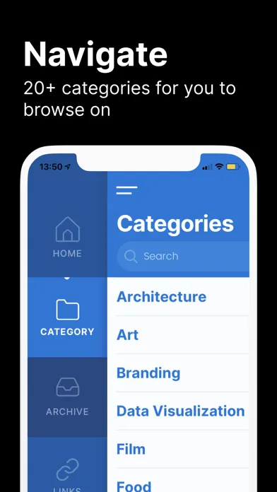 ภาพหน้าจอของ Weekly Design Links