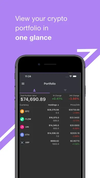 Crypto Tracker: Coin Portfolio Ekran Görüntüleri