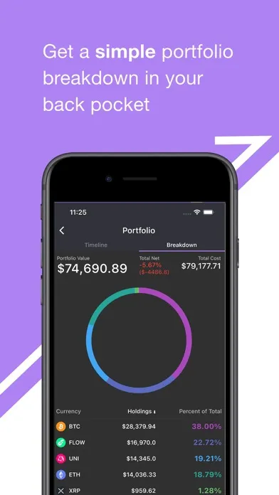 Crypto Tracker: Coin Portfolio Ekran Görüntüleri