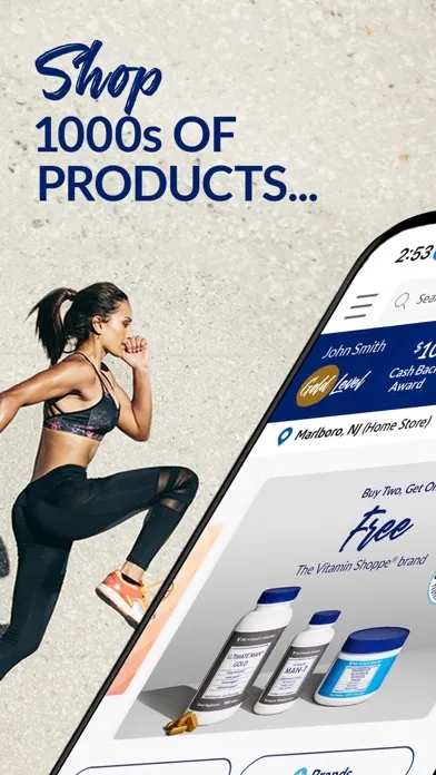 Zrzuty ekranu The Vitamin Shoppe - VShoppe