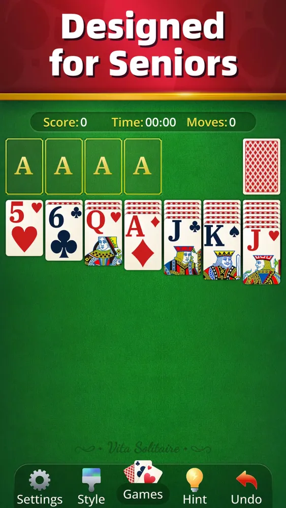 Скриншоты Vita Solitaire