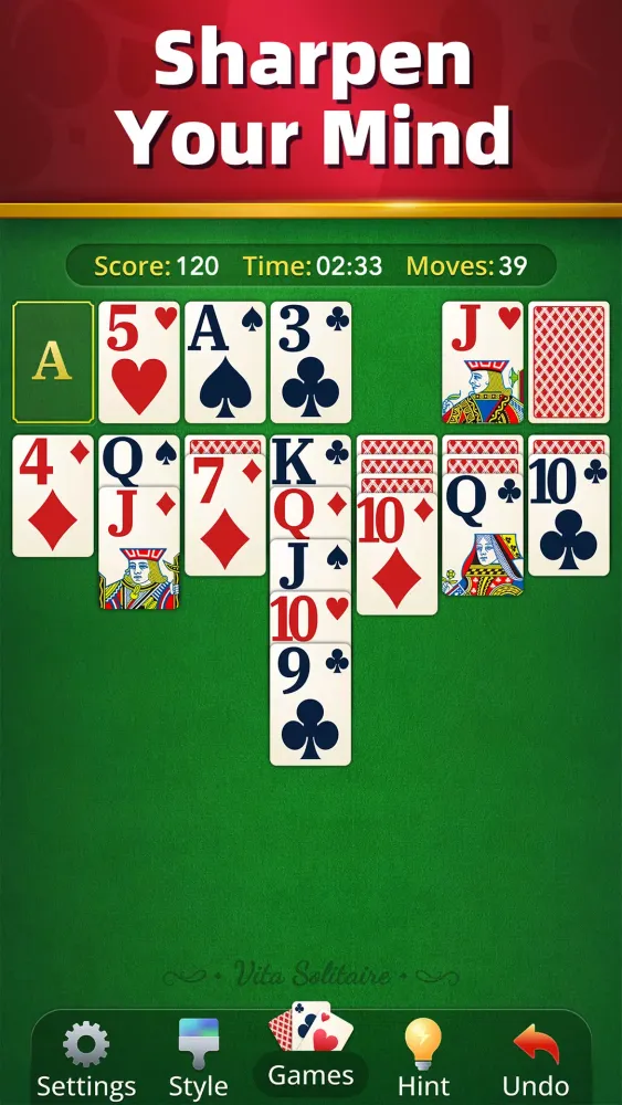 Скриншоты Vita Solitaire
