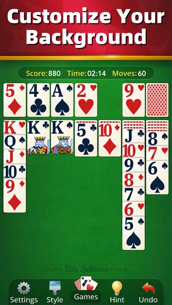 Скриншоты Vita Solitaire