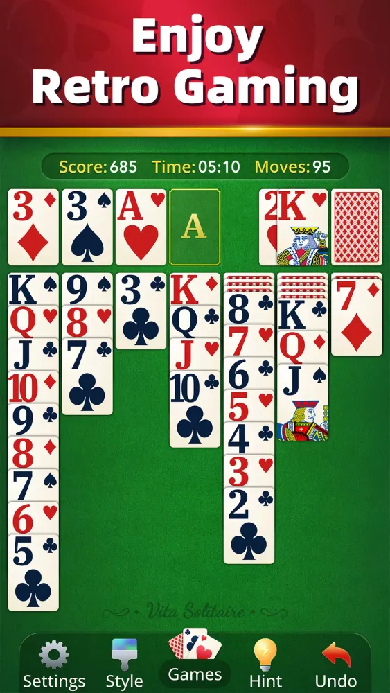 Скриншоты Vita Solitaire