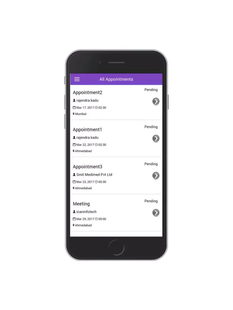 SMPL- Smit Medi Med Vite CRM iPad 应用截图