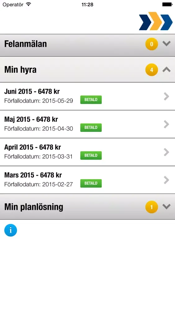 Karlskronahem Mina sidor應用截圖