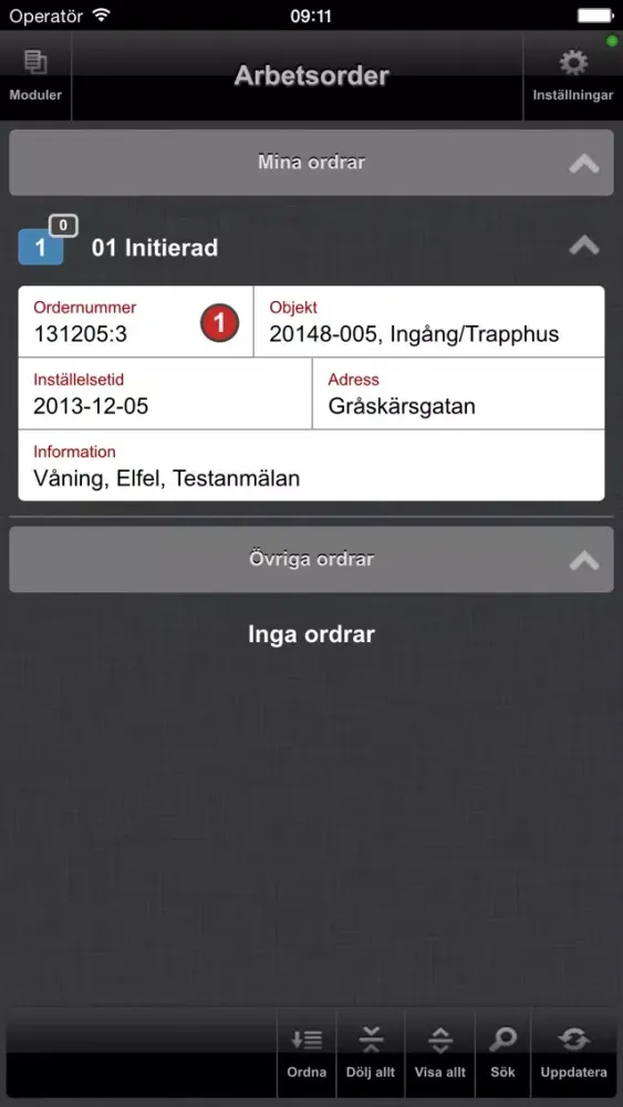 Captures d'écran de Kungsleden Teknisk Förvaltning