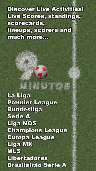 Capturas de tela do 90MIN