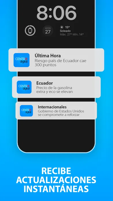 Capturas de pantalla de Centro Digital