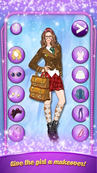 School Girl Uniform - Dressing game for girls 스크린샷